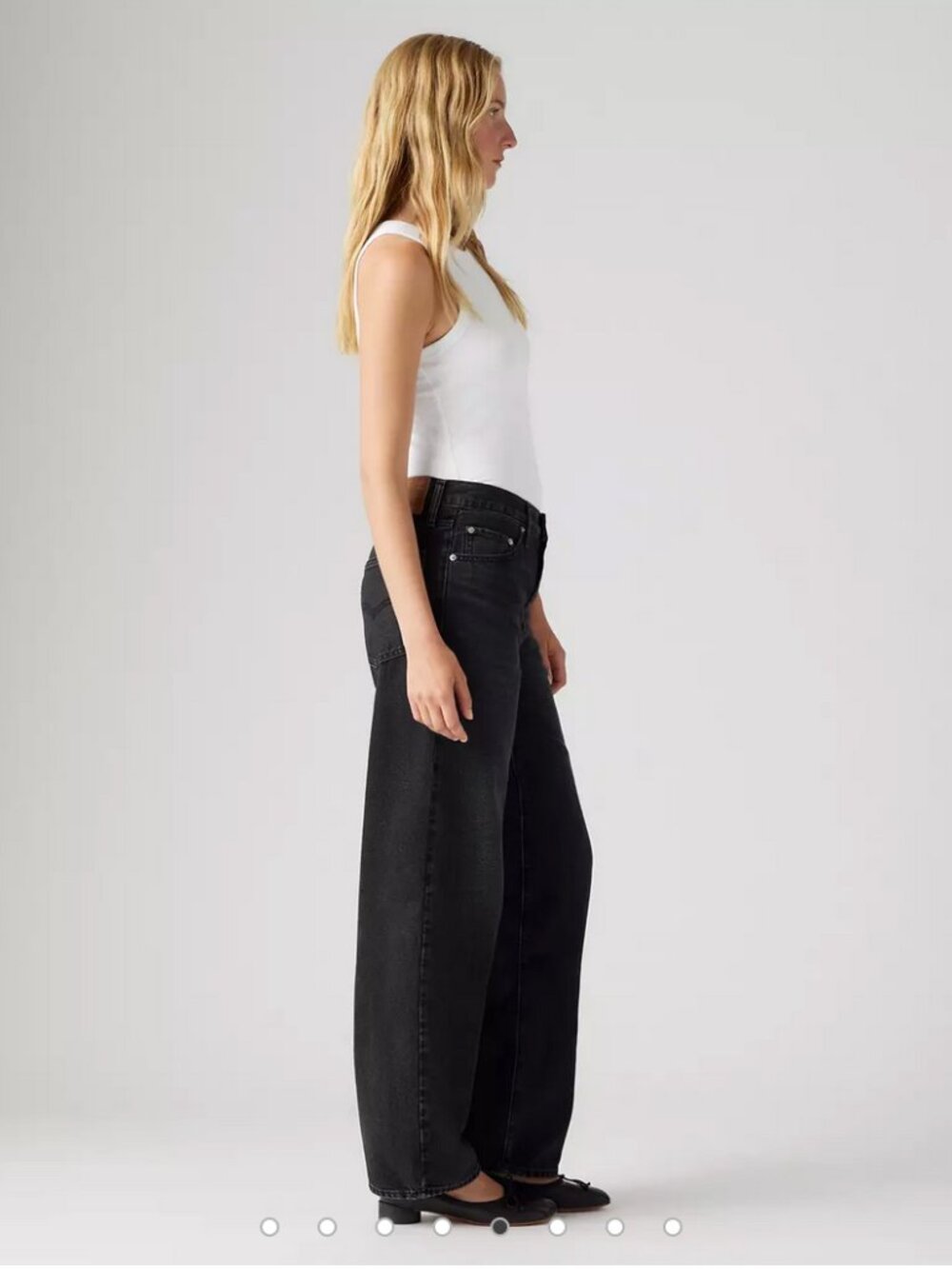 Levi's Baggy Dad Jean in Black 26